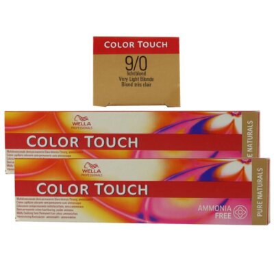 Wella Color Touch 2 x 60 ml 9/0 lichtblond Set