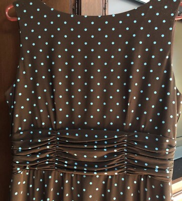 jessica howard brown polka dot dress Jessica Howard brown polka dot dress surplice