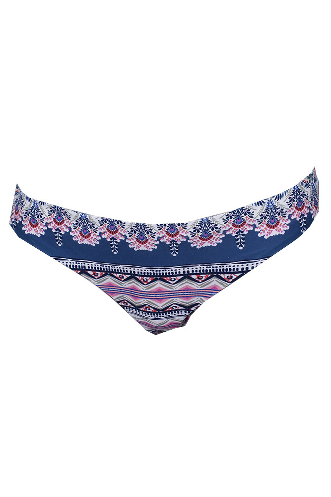 Raisins Navy Multi Barbados Bound Bikini Bottom S | eBay