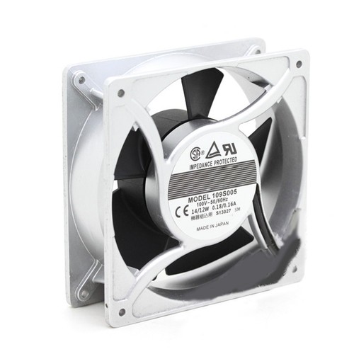 For SANYO 109S005 100V Aluminum Cooling fan 14W/12W 0.18/0.16A 120*120*38MM - 第 1/1 張圖片