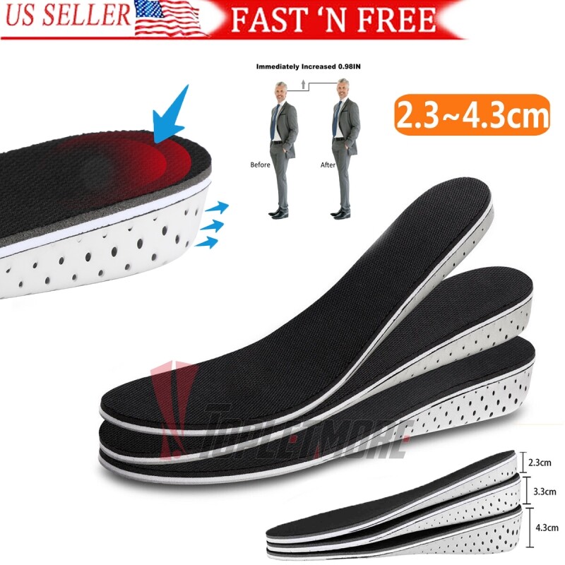 Heel Lift Taller Shoe Inserts Pad 