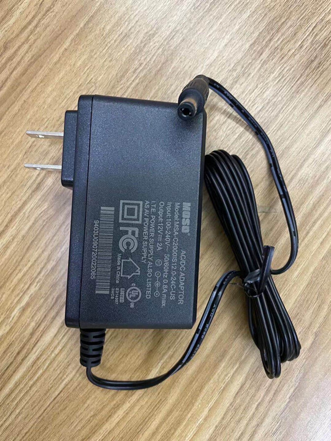 Genuine Moso AC/DC Adapter MSA-C2000IS12.0-24C-US 12V 2A Power Supply ...