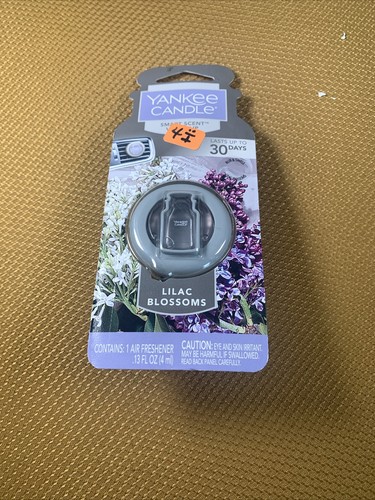 Yankee Candles Car Freshener Smart-Scent Vent Clips, Lilac Blossoms