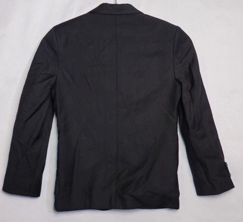 Boy's NWT Izod Formal 2-Button Lined Jacket W/Button Hole Lapel Black Size 10 - Picture 4 of 7