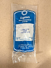  NEW Lynn Electronics Corp. LH4DU12PG 12' Handset Coiled Cord Pearl Gray 