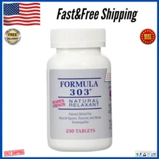 Dee Cee Labs Formula 303 Maximum Strength All-Natural Relaxant Tablet 250 Ta....