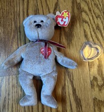  Rare 1999 Signature Bear Retired Ty Beanie Baby W/Tags