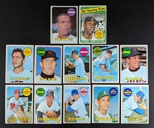 1969 Topps Baseball Set Break 12 Cards Orlando Cepeda