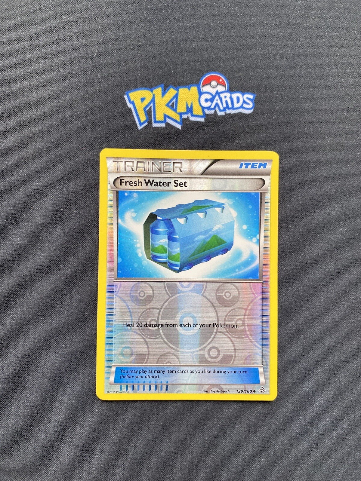 Pokémon TCG Fresh Water Set Primal Clash 129/160 Reverse Holo LP.
