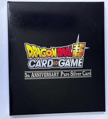 dragon ball super card game 5th anniversary pure silver card DragonBall Super main image 0