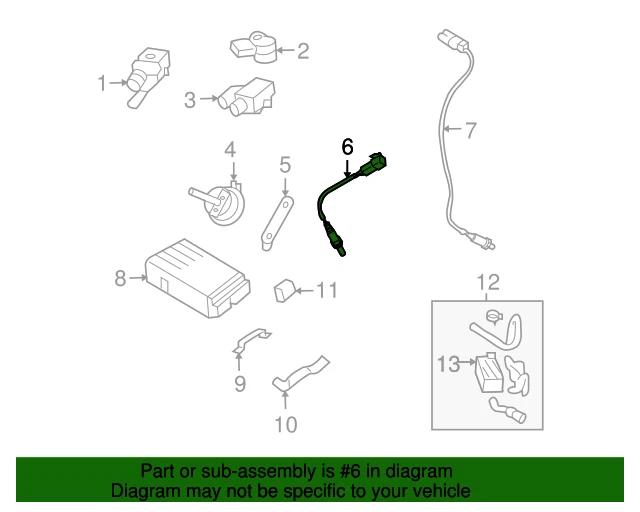 GENUINE Oxygen O2 Sensor Upstream for 07-12 Hyundai Santa Fe Veracruz 392103C300 - Image 3 of 4