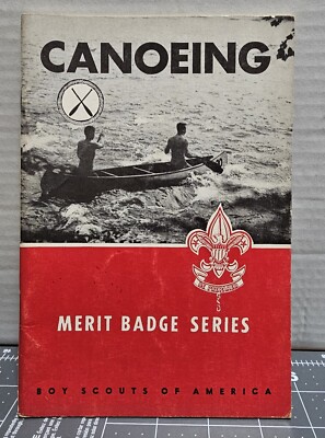 Boy Scouts of America Merit Badge Series Canoeing 1965 | eBay