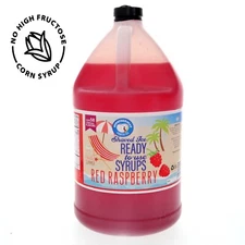 Hypothermias RED RASPBERRY Flavor Syrup 🍧 Snow Cone  Shaved Ice GALLON