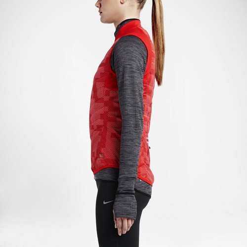 NIKE FLASH REFLECTIVE 3M 800 DOWN AEROLOFT VEST RUNNING JACKET SIZE LARGE WOMENS - Picture 4 of 9