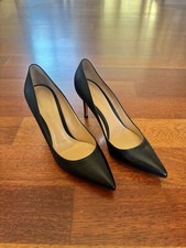 Gianvito Rossi Black Leather Pumps w/ 3.5 inch heel- Size 9 39 EU - NEVER WORN
