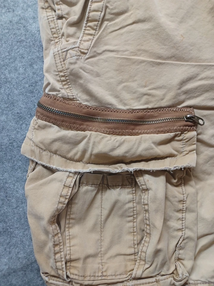 Pantalones Cortos De Colección Union Bay Para Hombres Ejército Caqui Talla 34 Excedente Estilo Militar Foto 4 de 4