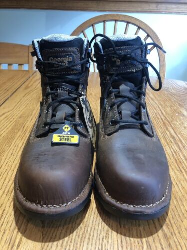 Georgia Boot Eagle One Waterproof Work Boots GB00312 - Men’s Size 9 Wide - Picture 2 of 9