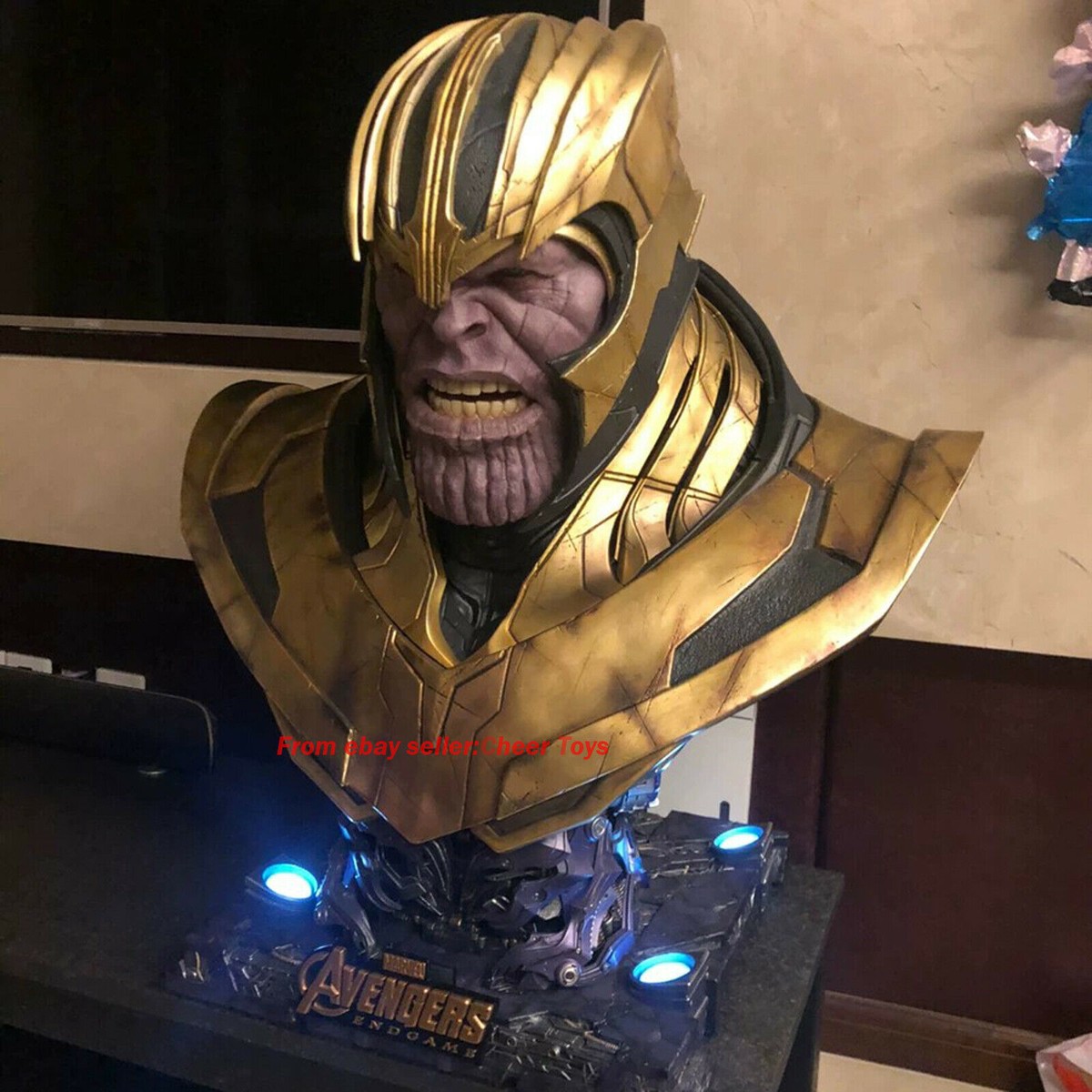Queen Studios Thanos 1/1 life size Bust Resin Statue The Avengers