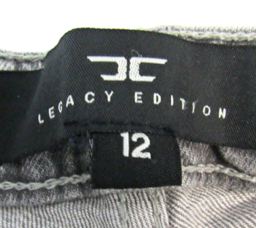 Jordan Craig Legacy Edition Denim Jeans Cement Wash Moto Skinny Boy's 12 New - Picture 6 of 7