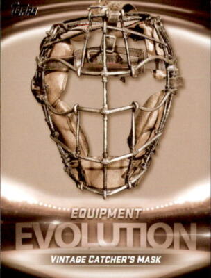 Equipment (Catcher's Mask) 2019 Topps Series 1 Evolution Card #EO-18