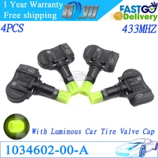 4P 103460200A TPMS Tire Pressure Sensor For Tesla Model 3 X S 433MHz 107481200A
