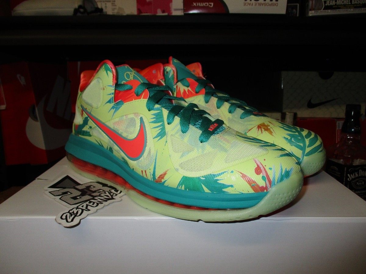 NEW NIKE LEBRON 9 LOW LEBRONALD PALMER DO9355 300 IX LIME  display picture 1