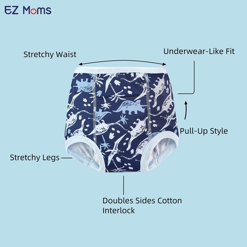 10 Packs Double Absorption Training Underwear Toddler Training Panties 5t Boy... - Picture 2 of 6