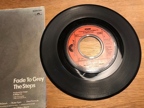 VISAGE & MIDGE URE "FADE TO GREY / THE STEPS" 1980 POLYDOR RECORDS WEST GERMANY* - Imagen 8 de 12
