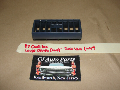 OEM 1987 87 Cadillac Coupe Deville FWD DASH VENT ~ DARK BLUE - 4