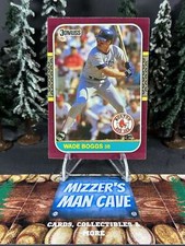 1987 Donruss Baseball Opening Day Wade Boggs Red Sox Base Card 181
