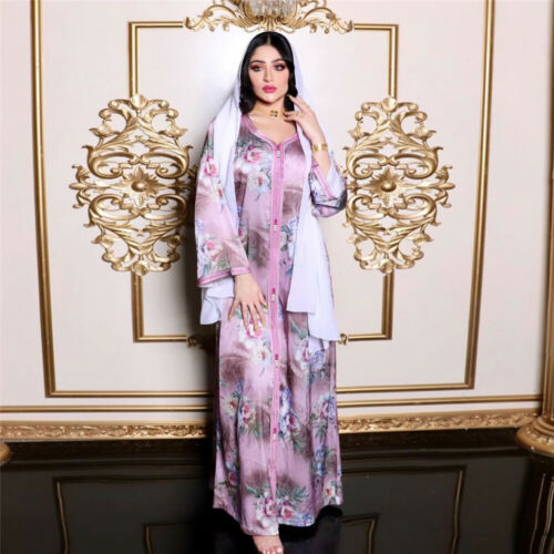 Ramadan Women Muslim Abaya Kaftan Long Maxi Dress Party Abaya Islamic Arab Gown - Picture 14 of 376