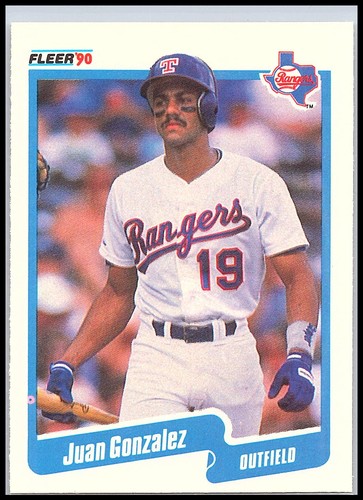 Juan Gonzalez #297 1990 Fleer Canadian card
