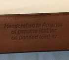 New Men's Alexander Julian Colours Belt, Size:  42, Brown Leather — photo 5