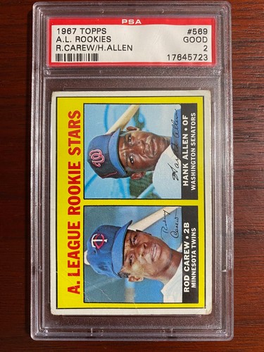 1967 Topps Rod Carew Rookie Card #569 PSA 2 | eBay