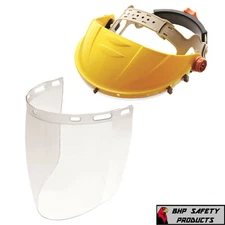 Full Face Safety Shield Tool Mask Clear Glasses Painting Eye Protection Grinding