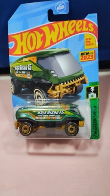 2023 Hot Wheels Baja Bison T5 HW Green Speed #7/10 Green Diecast 1:64 Scale