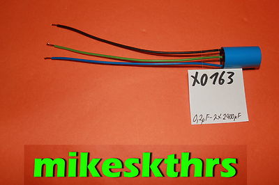 X0163 Entstörkondensator 0,2µF+2x2400pF 250V Störschutzfilter 0,2uFX2 +2x2,4nFY2