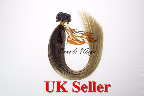 Estensioni capelli umani 20" 1g 8A* russo Remy doppio disegno cheratina italiana punta a U punta a U - Foto 56 di 57