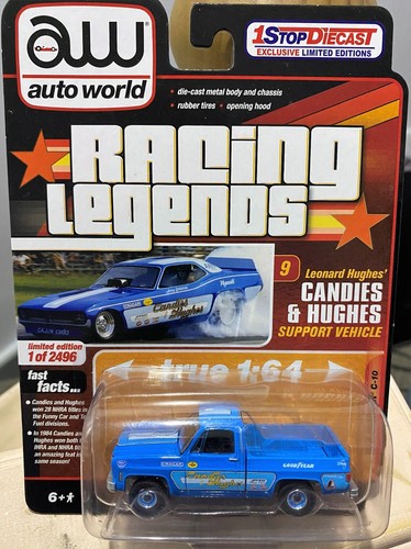 Auto World ** Racing Legends 73 Chevy C-10 *Candies & Hughes * 1:64 ...
