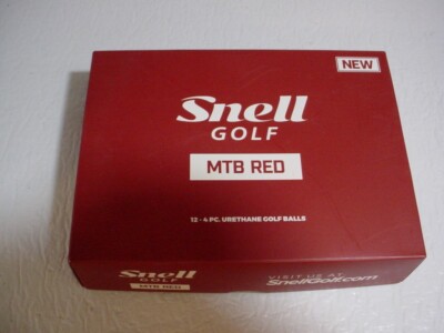 【送料無料】SNELL MTB RED スネルボール 新品 4ダース 正規品 Snell Mtb Red MTB Red 6더즌｜ 회원우대가격 228,000원 (1더즌당