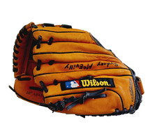 Wilson A0450 TRUPG10 10" T-Ball Baseball Glove RHT Genuine Leather