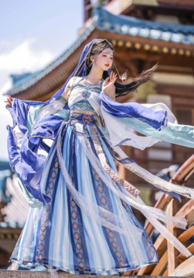 Hanfu Dress Festival Princess Costume Blue Indian Carnival Cosplay Fancy Outfit | eBay Hanfu Dress Festival Princess Costume Blue Indian Carnival Cosplay Fancy Outfit | eBay