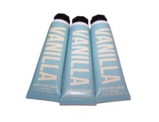 Vanilla Cream Hand Body Lot of 3 Bath Body Works Travel Size