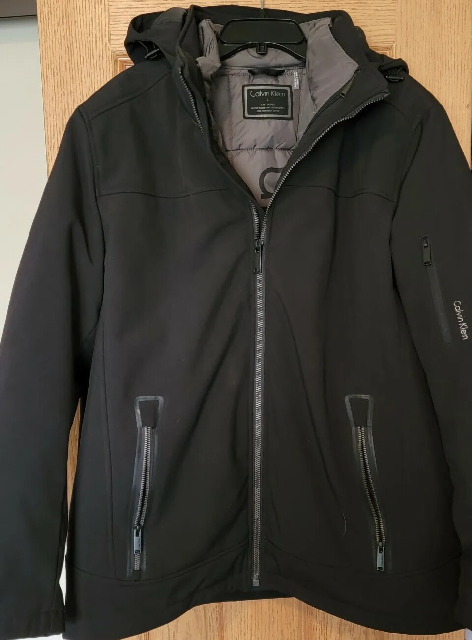 Calvin Klein Jacket Large Softshell Waterproof Li… - image 1