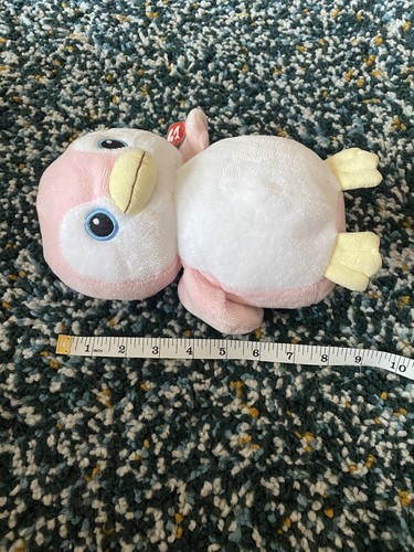 PAMMY the PINK PENGUIN - TY PLUFFIES - MINT with MINT TAGS - 9” TALL - Picture 4 of 4