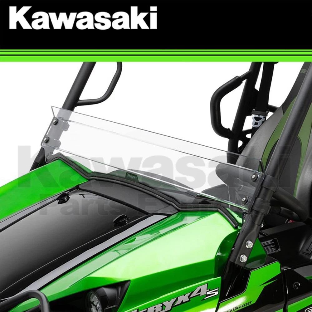 NEW 2021 - 2022 KAWASAKI TERYX TERYX4 KQR HALF WINDSHIELD 99994-1521