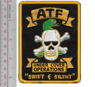 ATF Special Ops Under Cover Operations Special Agent ''Swift & Silent'' NO TARIF