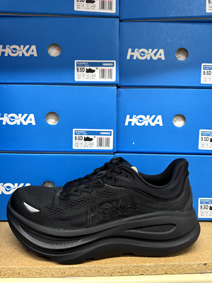 Hoka One One Bondi 9 Triple Black 1162011-BBLC Mens Running