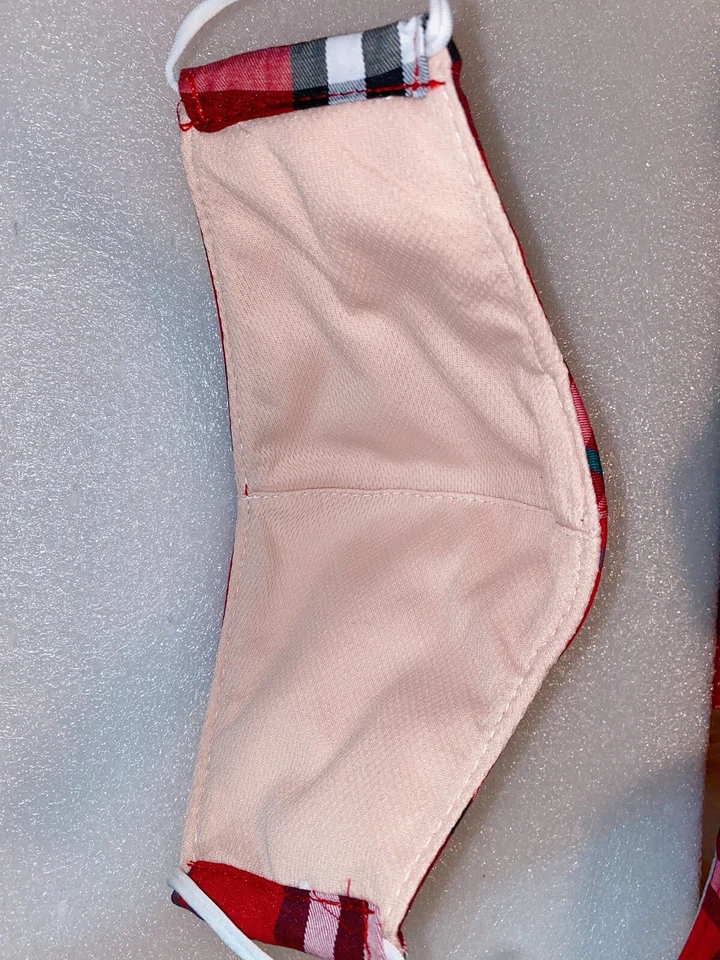 5 Mascarillas Faciales Diseño Lujo Caqui/Negro, Borde Negro, ¡Envío Rápido!!!!! Foto 4 de 4