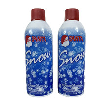 Snow Spray Artificial Frost Crafts Window Decorations Christmas Tree Santa QTY 2
